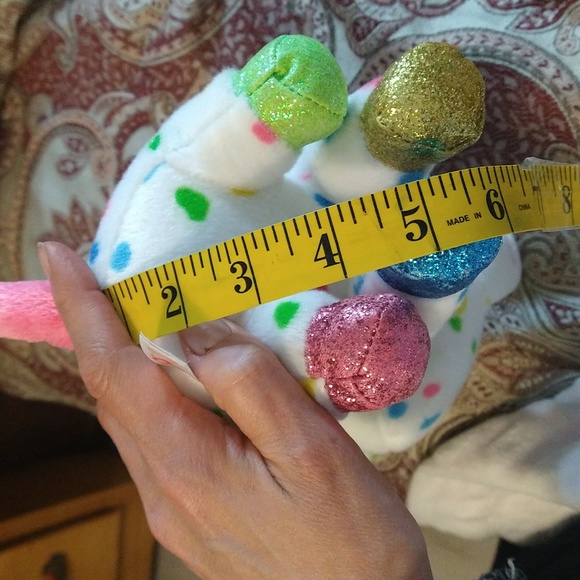 TY Beanie Valve HARMONIE the Speckled Unicorn Plush without Swing Tag. - Picture 13 of 17